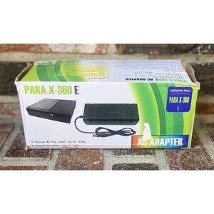 AC Power Supply Brick Charger Adapter Cable Cord for Microsoft Xbox 360 E System